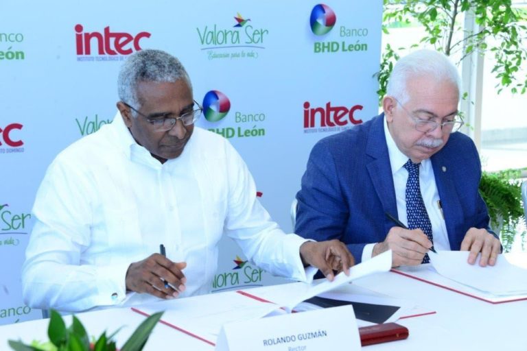 BHD León e INTEC firman acuerdo para formación en valores
