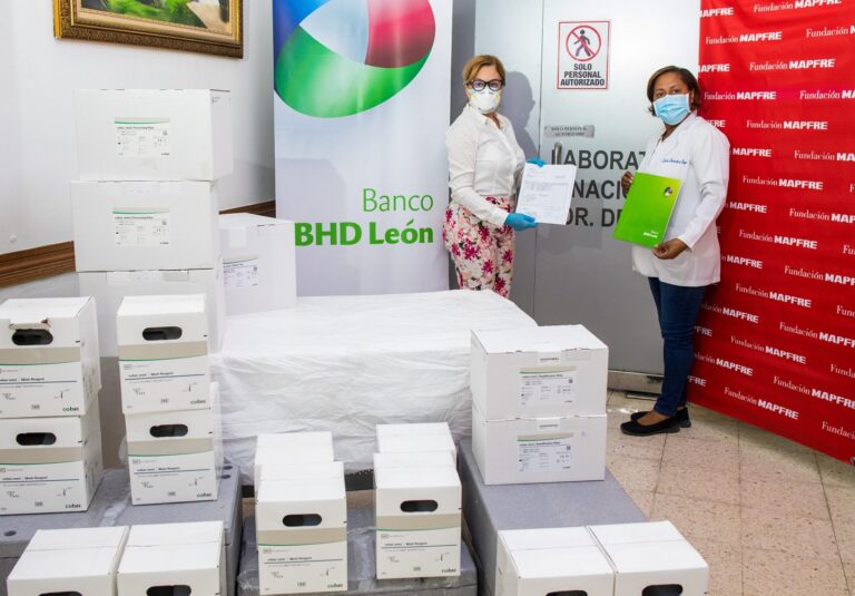 BHD León y Fundación MAPFRE completan la entrega de pruebas PCR