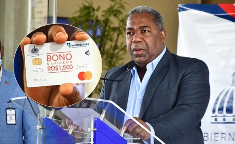 Gobierno RD entregará RD$3,000 millones en bonos de Navidad