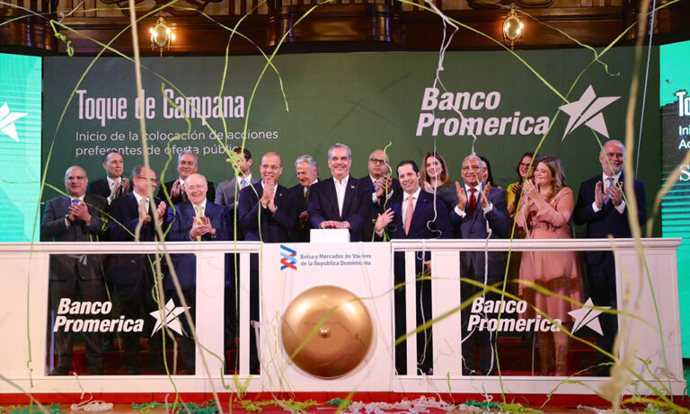 Banco Promerica coloca acciones en mercado valores