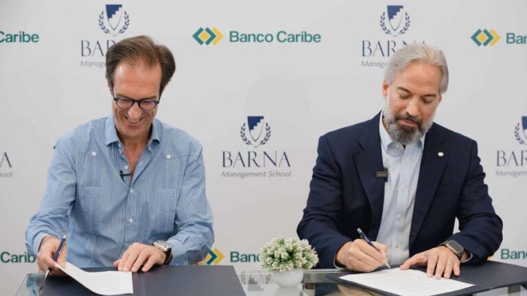 Banco Caribe y Barna acuerdan programa de formación liderazgo ejecutivo