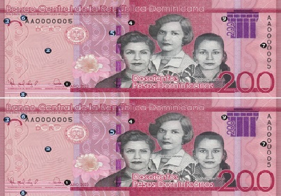 Banco Central pondrá a circular nuevos billetes de RD$200.00